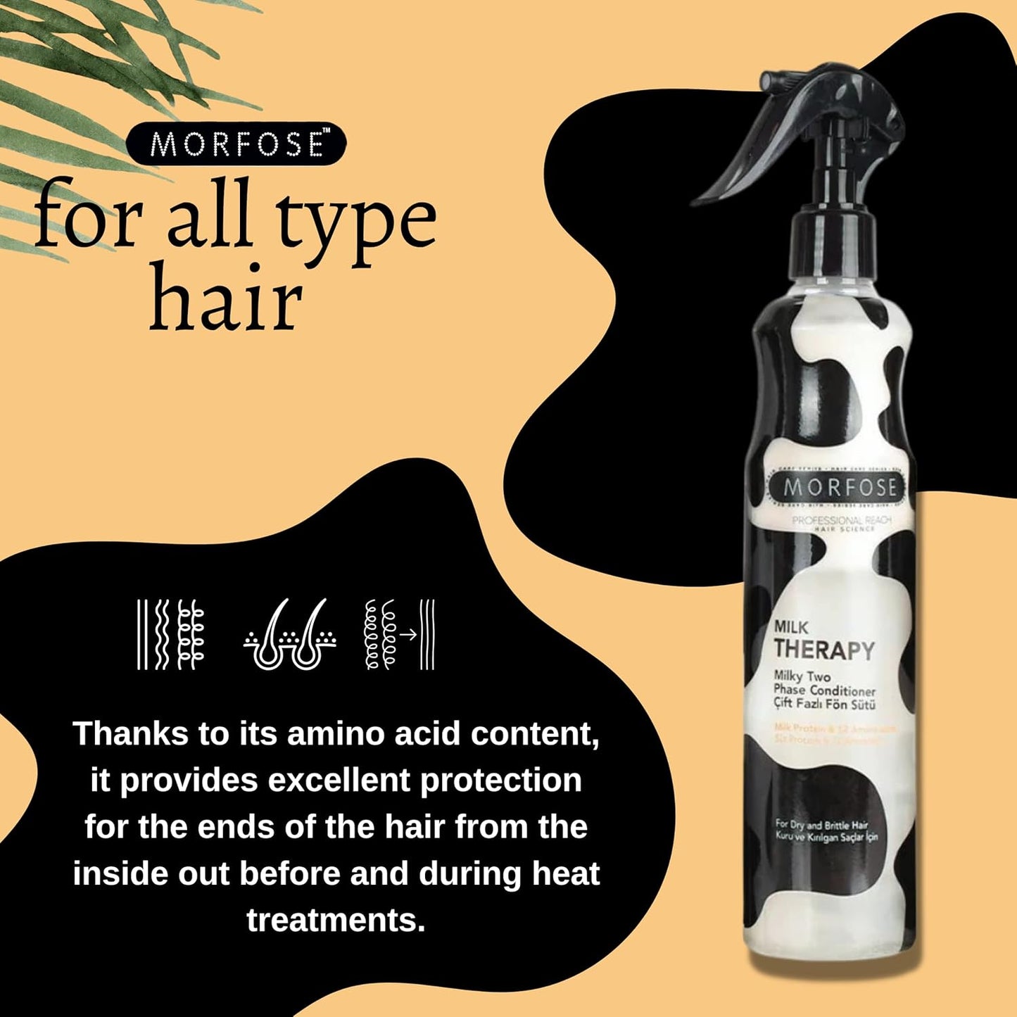 Morfose Milk Therapy Two Phase Leave-in Conditioner Spray 13.52 oz