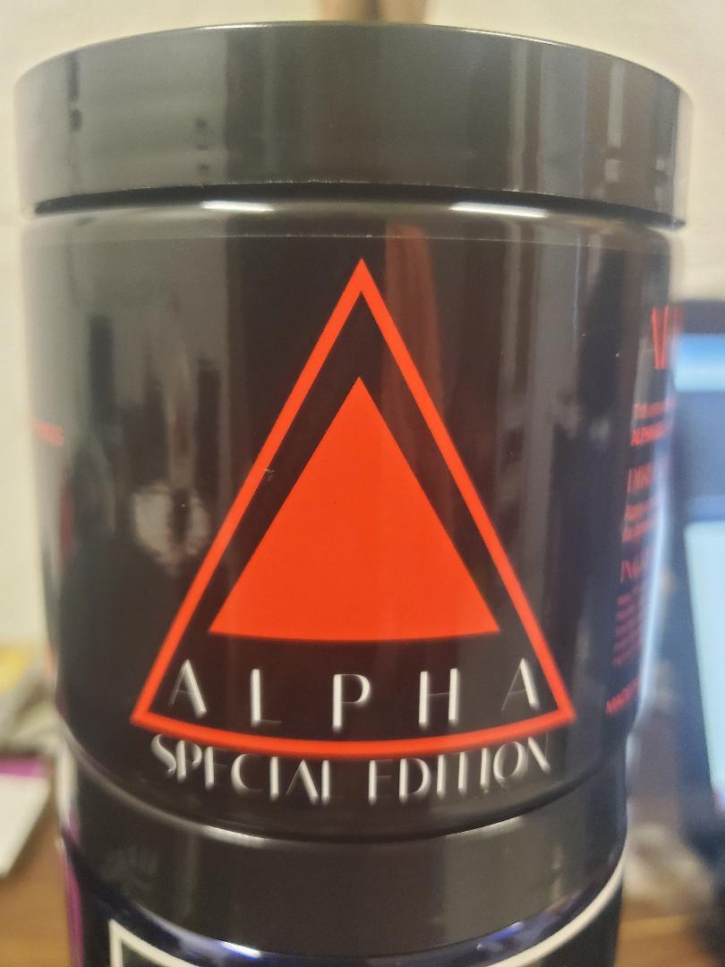 Alpha hair gel super hold 16 oz.(red) S.E)