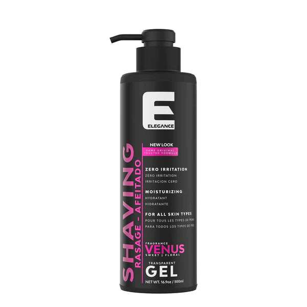 ELEGANCE SHAVING GEL 500 ml /16.9 oz(venus) pink