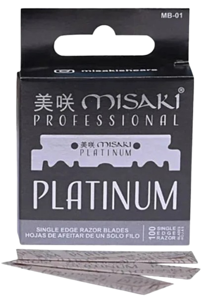 Misaki Pro Platinum Single Edge Blades 100ct
