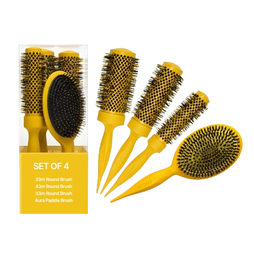 Cocco Aura Brush Set (Yellow) 4pk