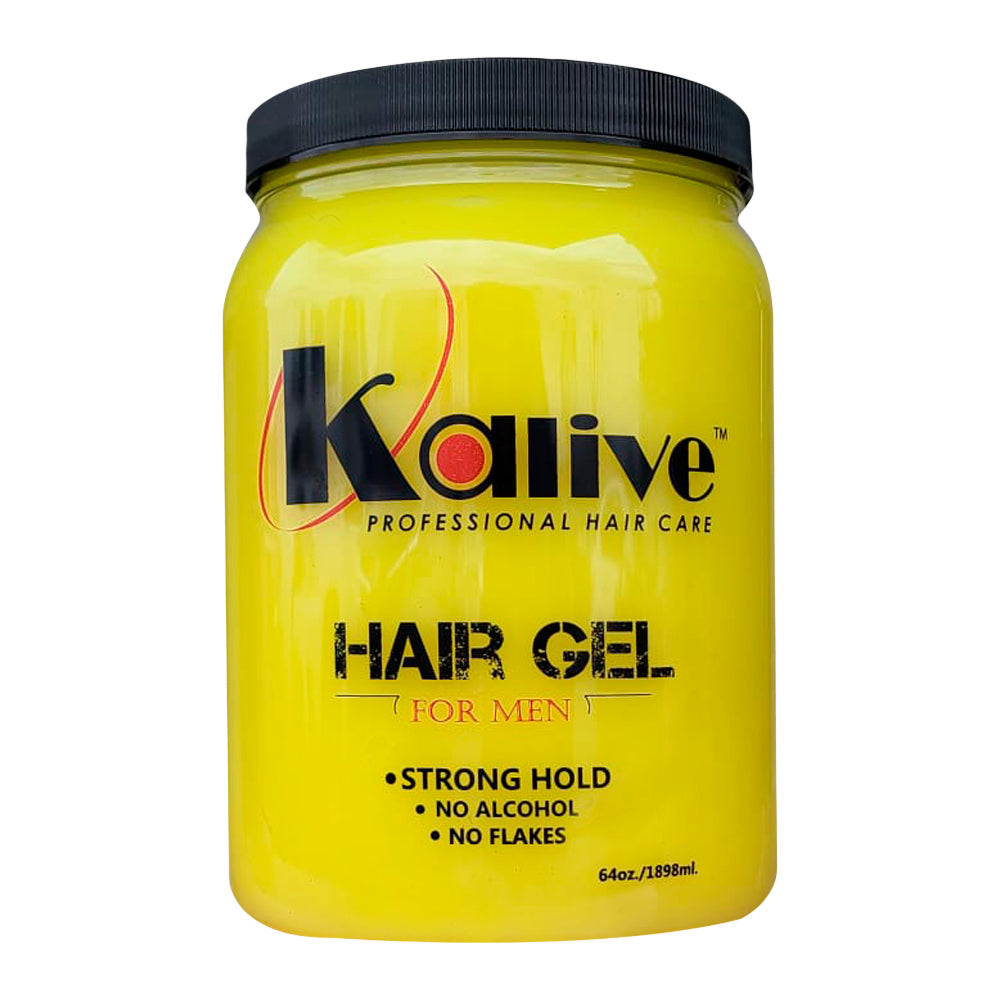 Gel para peinar el cabello para hombres Kalive2style, 64 oz