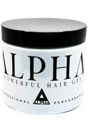 Alpha Blue Hair Gel (White Jar) Firm Hold 16 oz