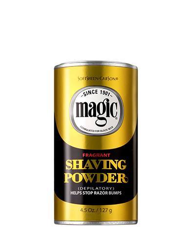 Polvo de afeitar Magic Shave Powder, fragante, sin cuchilla, 5 oz, dorado, 300108