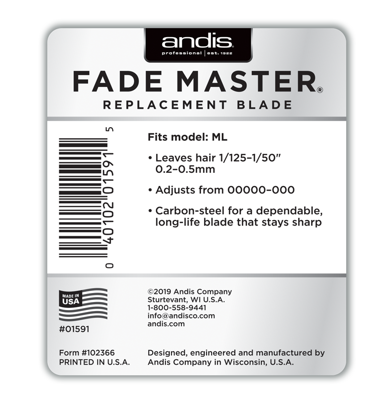 AndisFade Master® Replacement Blade 01591