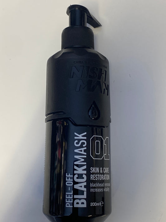 Nishman Peel Off BLACK MASK 6.76 w/Pump