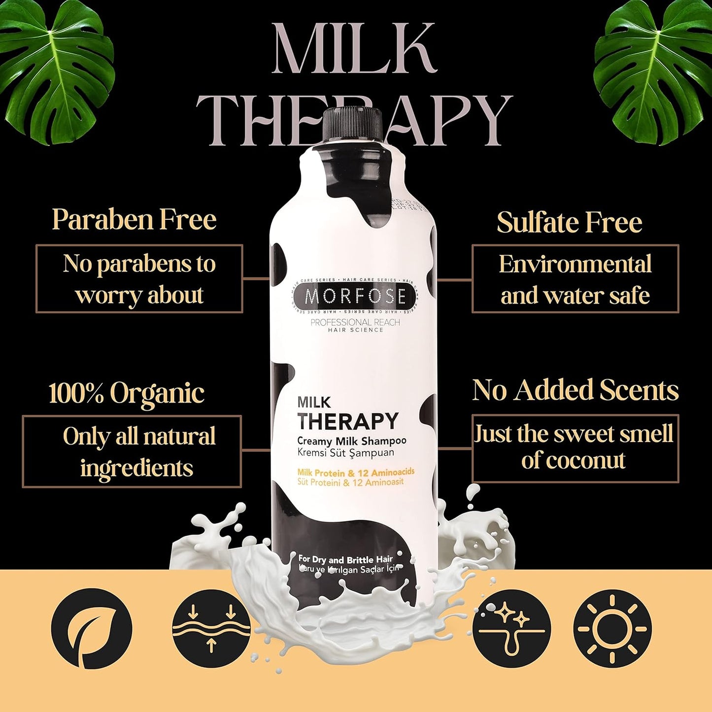 Morfose Milk Therapy  Hair Shampoo 33.81 oz