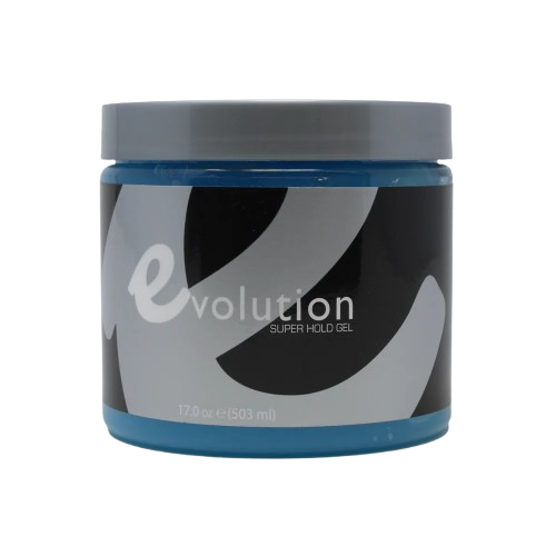 Evolution Hair Gel Super Hold 17oz, (BLUE)