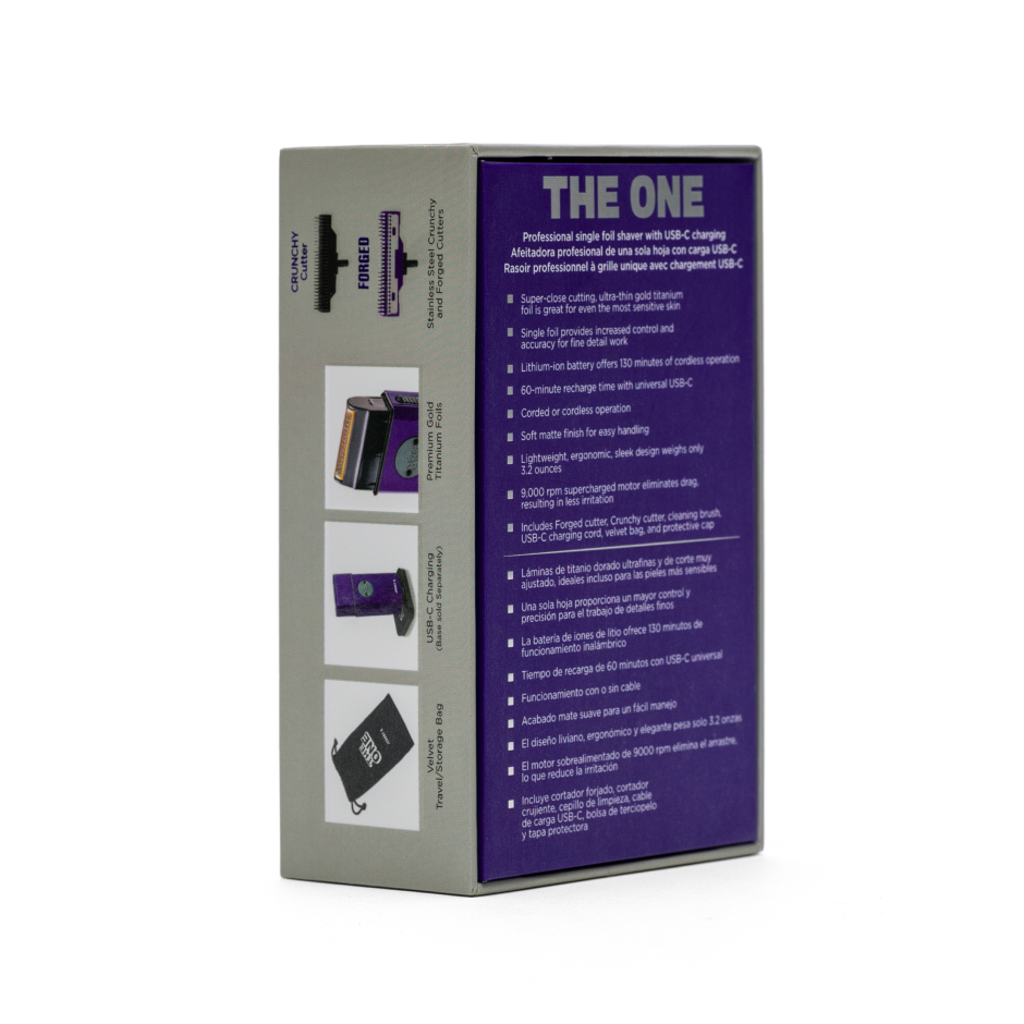 style craft The One” Shaver 2.0 Purple