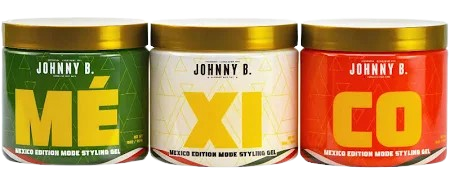 Gel JB Mexico Mode edición limitada, 16 oz (rojo) (paquete de 3)