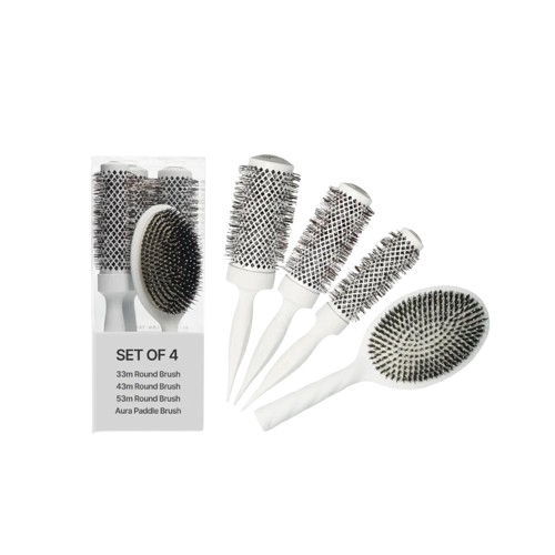 Cocco Aura Brushes Set –(White Graphene )Ceramic 4pk