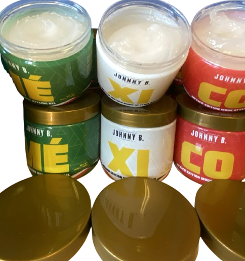 Gel JB Mexico Mode edición limitada, 16 oz (rojo) (paquete de 3)