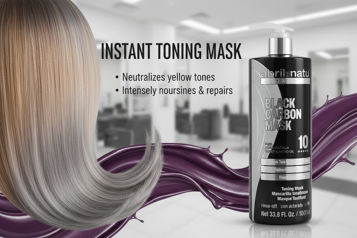 Abril Black Carbon Hair Mask Promotional Ad