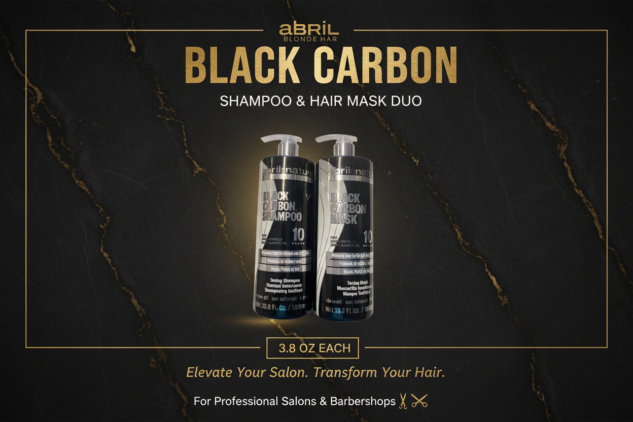 Abril Black Carbon Shampoo & Hair Mask Promotional Ad
