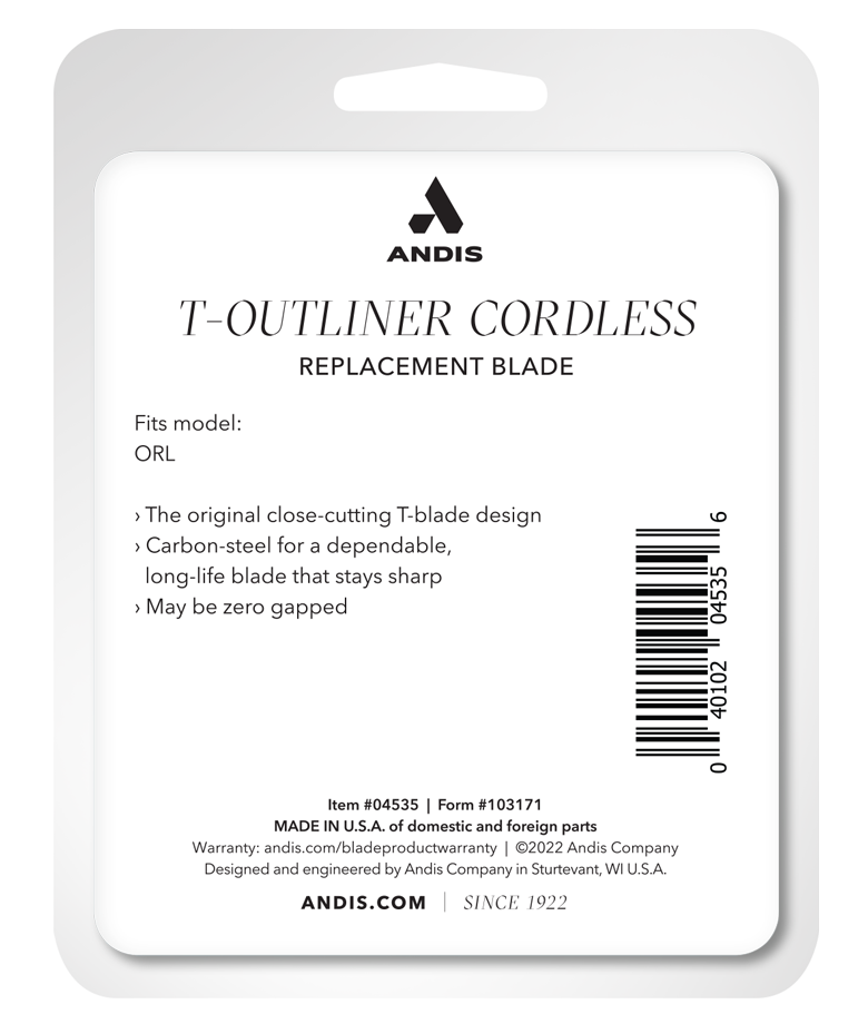 Andis Cordless T-Outliner® Li Replacement T-Blade