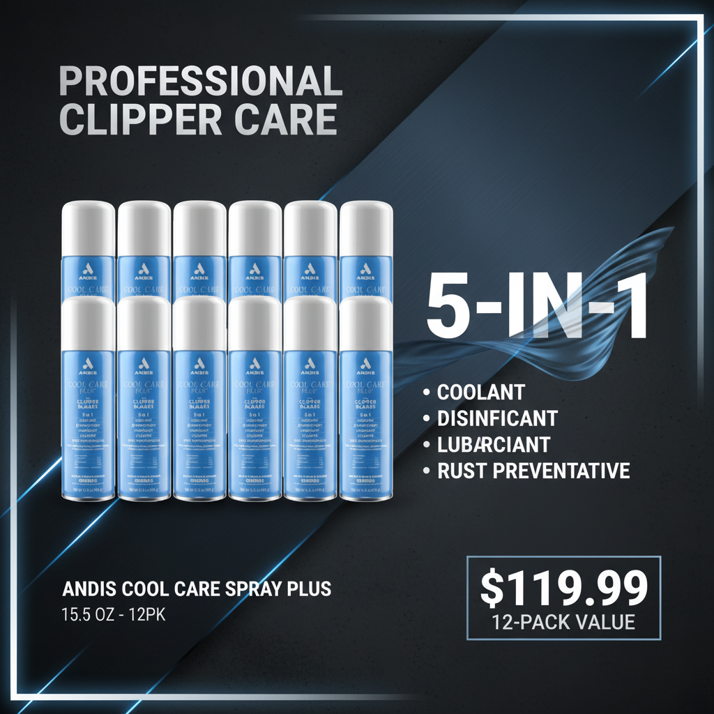 Andis Cool Care Spray Plus 5 in 1 Promotional Ad