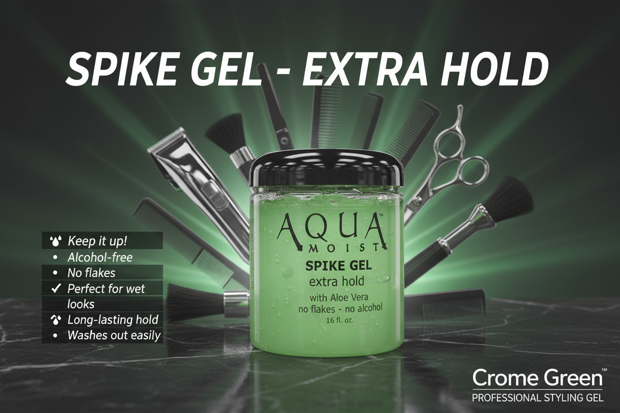 Aqua Moist Spike Gel Promotional Ad
