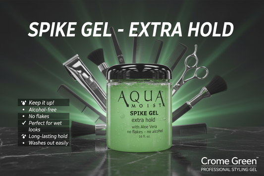 Aqua Moist Spike Gel Promotional Ad
