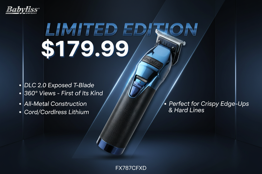 Babyliss Limited Edition FX Trimmer Blue Promotional Ad