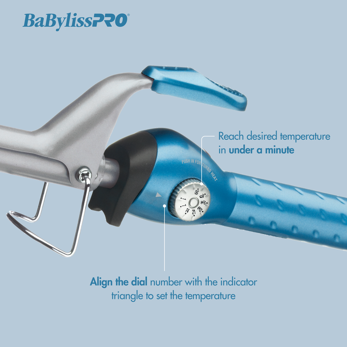 BABYLISSPRO® NANO TITANIUM™ 1¼" RESORTE DE HIERRO bnt125s 