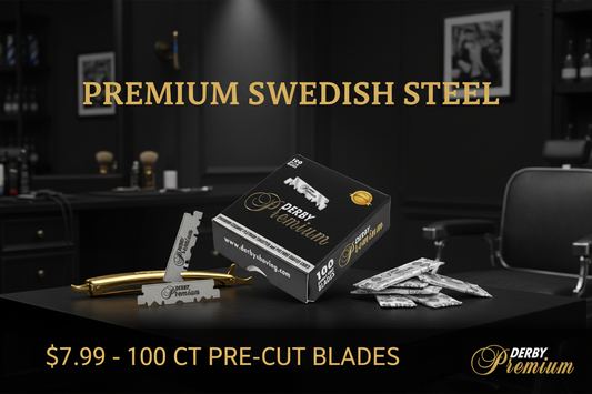 Derby Premium Razor Blades Promotional Ad