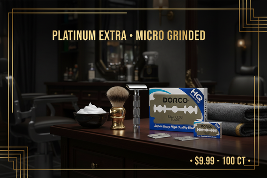 Dorco ST300 Platinum Razor Blades Promotional Ad