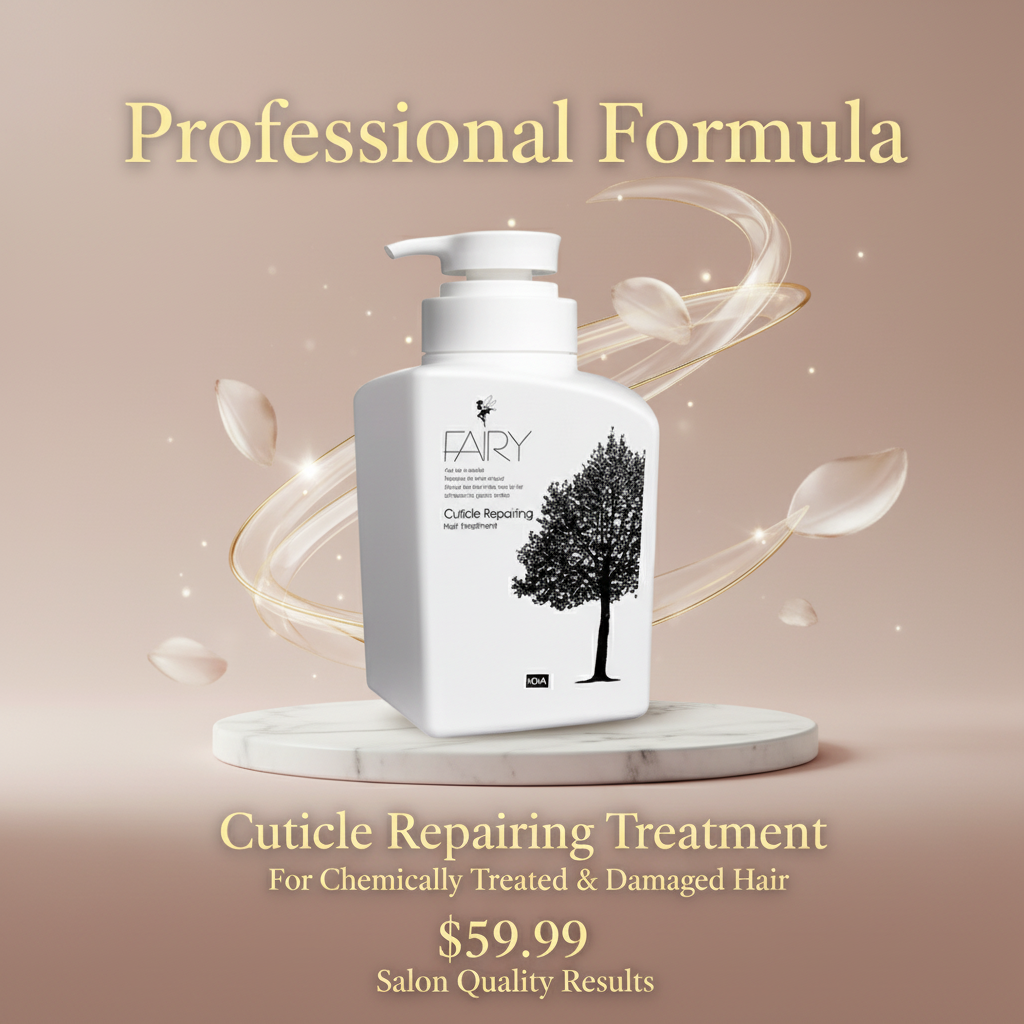 Fairy Cuticle Repairing Hair Treatment Promotional Ad