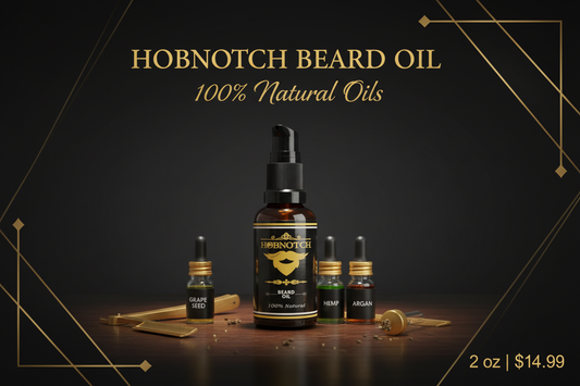 Hobnotch Beard Oil Promotional Ad