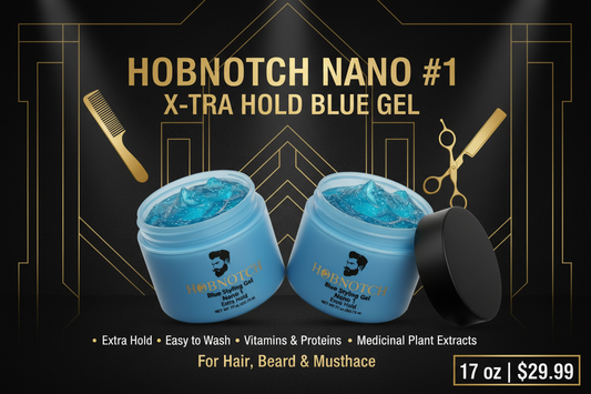 Hobnotch Nano #1 X-Tra Hold Blue Gel Promotional Ad
