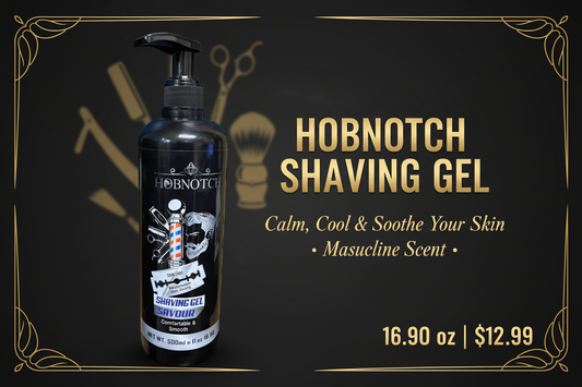 Hobnotch Shaving Gel Promotional Ad