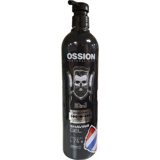 Gel de afeitar 3 en 1 Ossion 23,66 oz