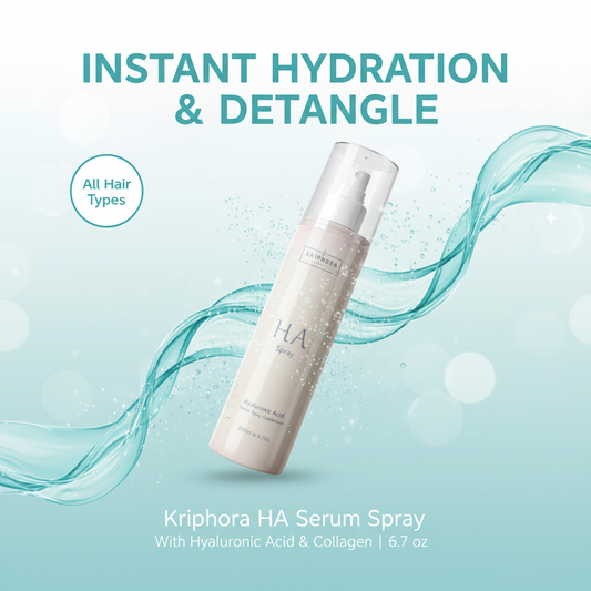 Kriphora HA Serum Spray Conditioner Promotional Ad