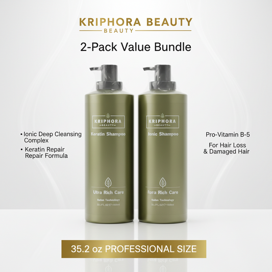 Kriphora Ionic Daily & Keratin Shampoo 35.2 oz ( 2 Pk )
