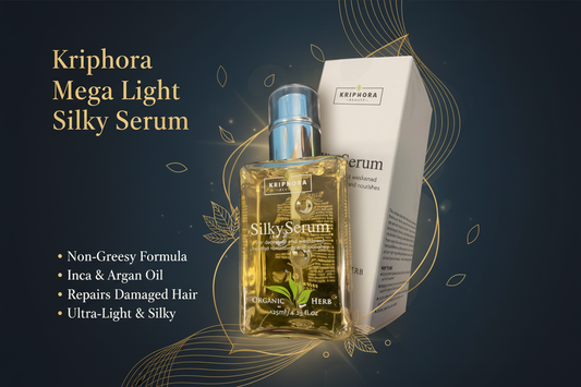 Kriphora Mega Light Silky Serum Promotional Ad