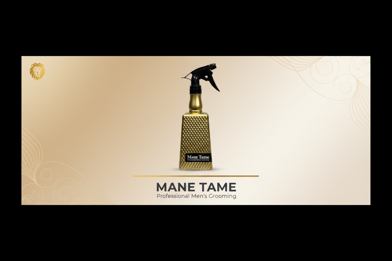 Mane Tame Spray Bottle Gold 1800 550 ml