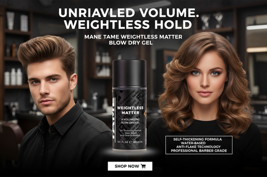 mane tame Weitless Matter – Volum.Blow Dry Hair Gel 3.4oz