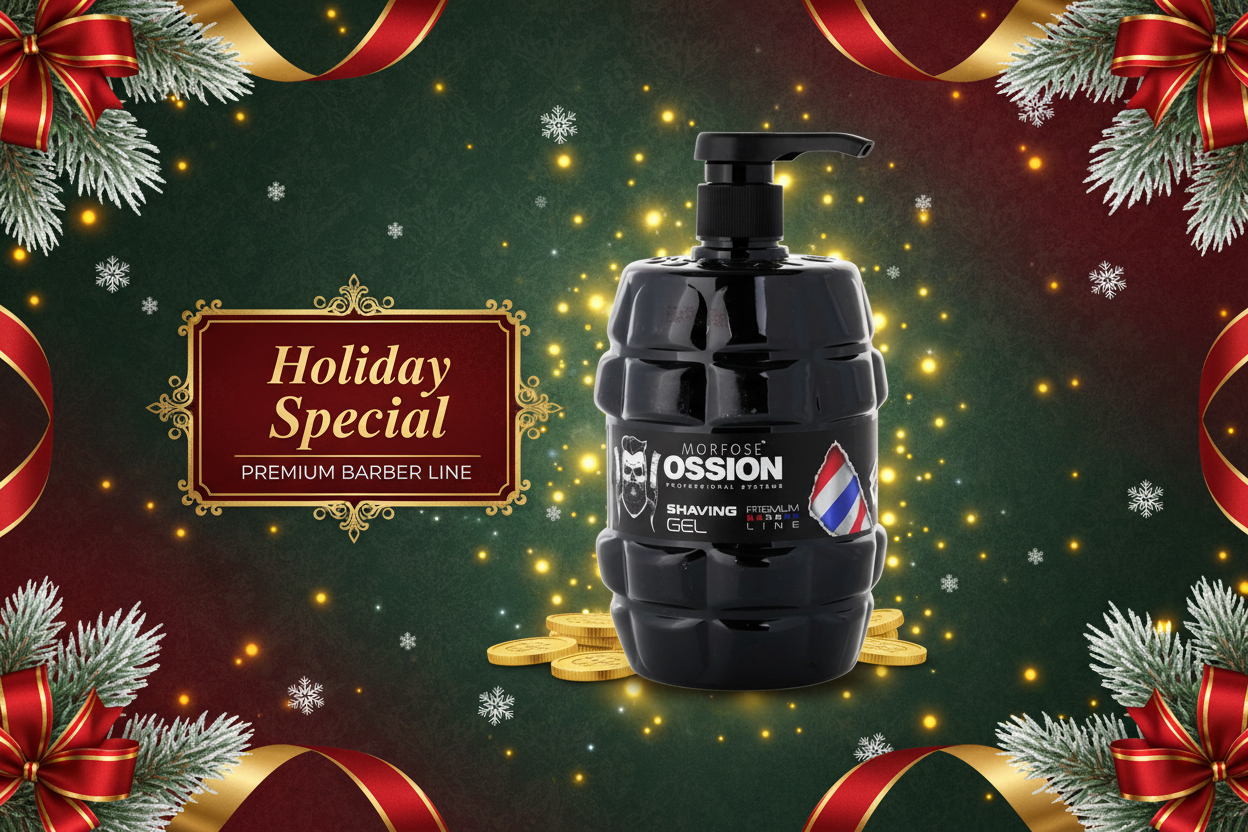 Gel de afeitar 3 en 1 Ossion 23,66 oz