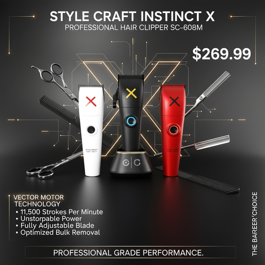 Style Craft Instinct X Professional Hair Clipper Promotional Ad
