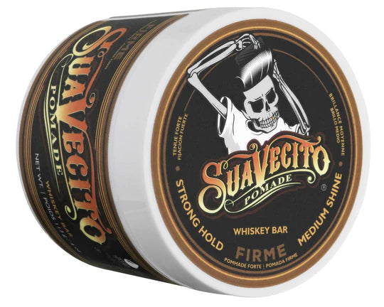 Pomada de fijación fuerte Suavecito Whisky 4 oz