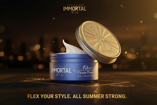 Summer Ad – Immortal NYC Fiber Cream Hair Pomade
