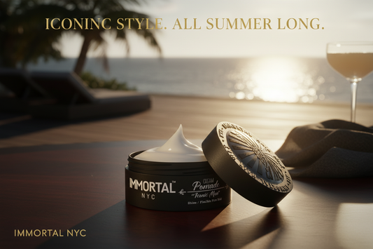 Summer Ad – Immortal NYC Iconic Man Cream Pomade