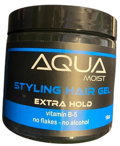 Aqua Moist Spike Gel Blue Extra Hold 16o – Barber & Beauty