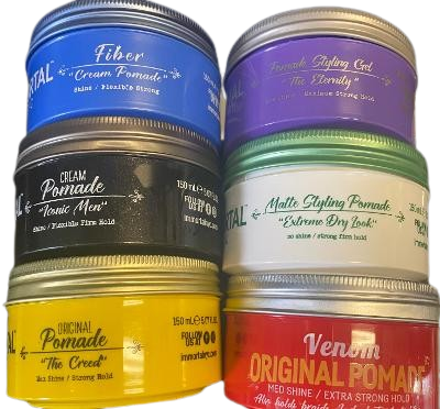 immortal hair pomades 6pk variety pack