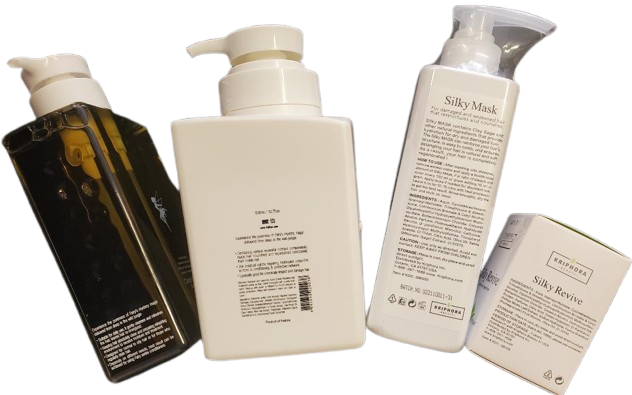 Paquete completo de cuidado del cabello Fairy para cabello muy dañado, paquete de 4