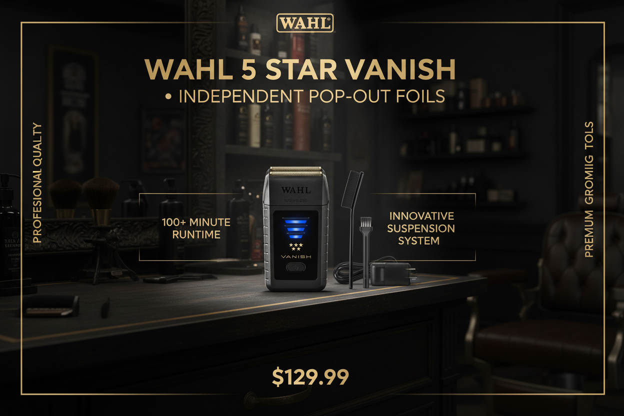 Wahl Vanish Shaver Promotional Ad
