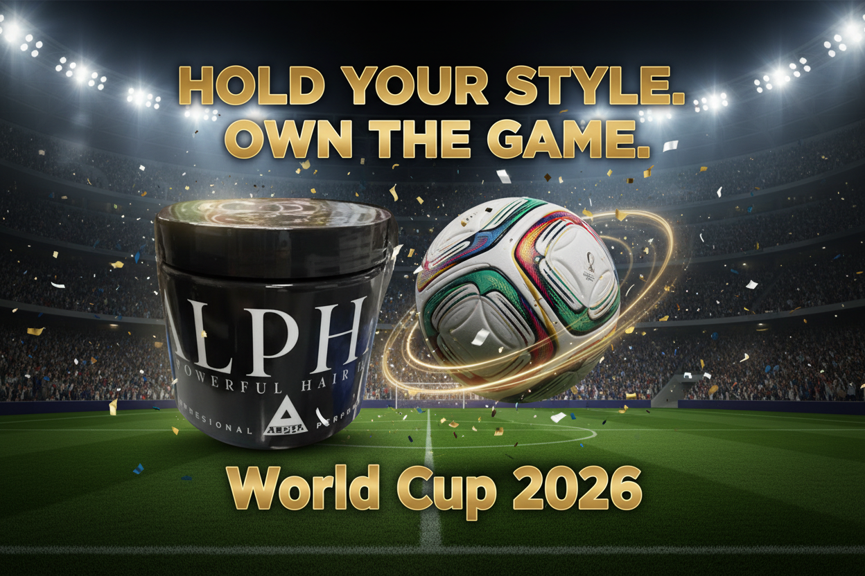 World Cup 2026 Alpha Hair Gel Promo