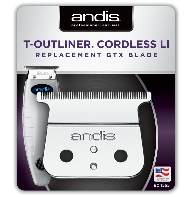 Andis Cordless T-Outliner® # 04555 Deep Tooth GTX Blade
