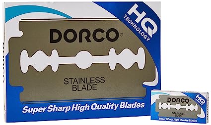 Hojas de afeitar de doble filo Dorco ST300 Platinum Extra - 100 unidades 